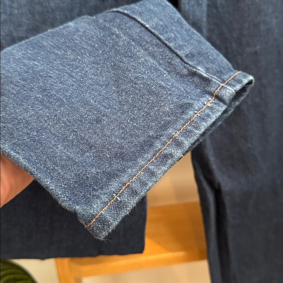 Wrangler 12MWZG Indigo Blue Denim Jeans 13/14 x 34 USA 100% Cotton - Picture 4 of 9
